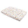 T29136,Babyletto,Terrazzo Muslin Mini Crib Sheet in GOTS Certified Organic Cotton
