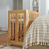 T29234,Babyletto,Oat Stripe Muslin All-Stages Bassinet Sheet in GOTS Certified Organic Cotton