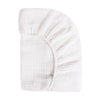 T29435,Babyletto,Plain White Muslin Crib Sheet in GOTS Certified Organic Cotton