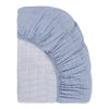 T29633DP,Babyletto,Dewdrop Muslin All-Stages Midi Crib Sheet in GOTS Certified Organic Cotton