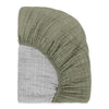 T29733MCA,Babyletto,Matcha Muslin All-Stages Midi Crib Sheet in GOTS Certified Organic Cotton