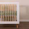 T29736MCA,Babyletto,Matcha Muslin Mini Crib Sheet in GOTS Certified Organic Cotton