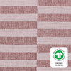 T30436,Babyletto,Maroon Stripe Muslin Mini Crib Sheet in GOTS Certified Organic Cotton