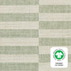 T30533,Babyletto,Moss Stripe Muslin All-Stages Midi Crib Sheet in GOTS Certified Organic Cotton