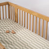 T30535,Babyletto,Moss Stripe Muslin Crib Sheet in GOTS Certified Organic Cotton