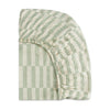 T30536,Babyletto,Moss Stripe Muslin Mini Crib Sheet in GOTS Certified Organic Cotton