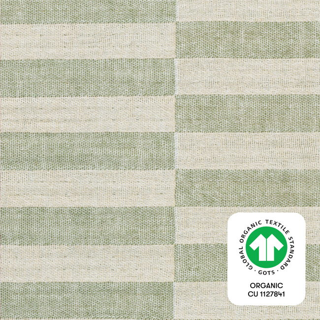 T30536,Babyletto,Moss Stripe Muslin Mini Crib Sheet in GOTS Certified Organic Cotton
