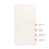 T31035IDS,Babyletto,Doodle Stars Organic Brushed Cotton Crib Sheet in Ivory with Dusty Rose Stars