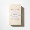 T31036IDS,Babyletto,Doodle Stars Organic Brushed Cotton Mini CribSheet in Ivory with Dusty Rose Stars