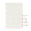 T31036IVS,Babyletto,Doodle Stars Organic Brushed Cotton Mini CribSheet in Ivory with Navy Stars