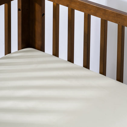 T32633I,Babyletto,Organic Brushed Cotton All-Stages® Midi Crib Sheet in Ivory