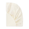 T32633I,Babyletto,Organic Brushed Cotton All-Stages® Midi Crib Sheet in Ivory