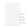 T32634BTW,Babyletto,Organic Brushed Cotton All-Stages® Bassinet Sheet in Bright White