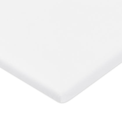 T32634BTW,Babyletto,Organic Brushed Cotton All-Stages® Bassinet Sheet in Bright White