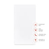 T32635BTW,Babyletto,Organic Brushed Cotton Crib Sheet in Bright White