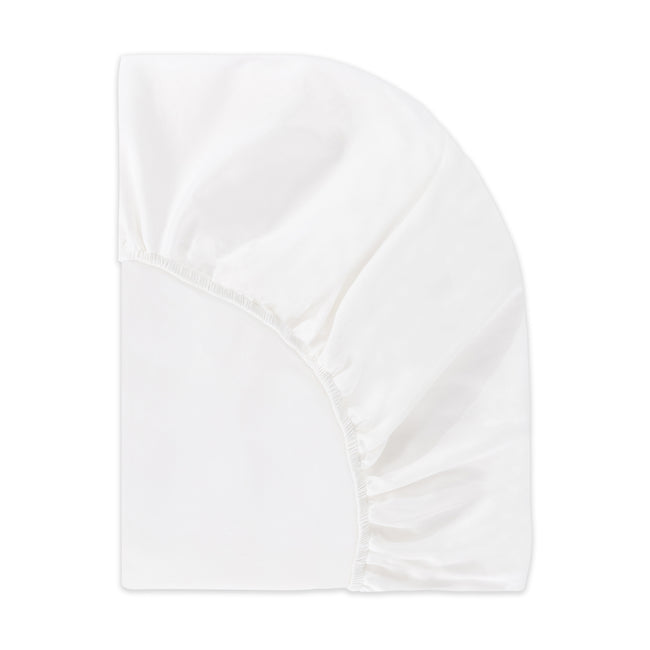 T32635BTW,Babyletto,Organic Brushed Cotton Crib Sheet in Bright White