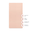 T32635DR,Babyletto,Organic Brushed Cotton Crib Sheet in Dusty Rose