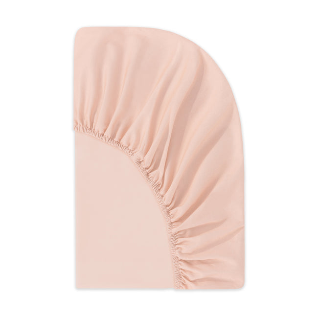 T32635DR,Babyletto,Organic Brushed Cotton Crib Sheet in Dusty Rose