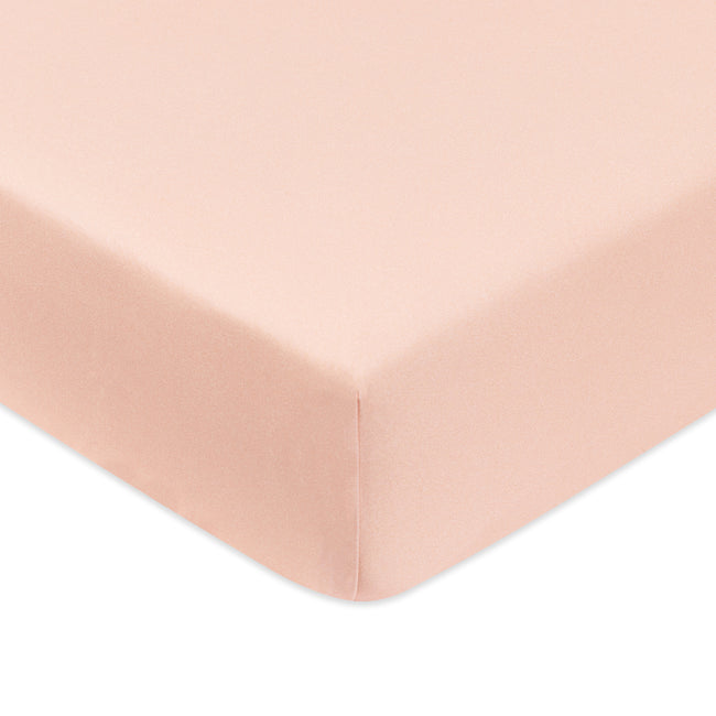 T32635DR,Babyletto,Organic Brushed Cotton Crib Sheet in Dusty Rose