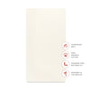 T32635I,Babyletto,Organic Brushed Cotton Crib Sheet in Ivory