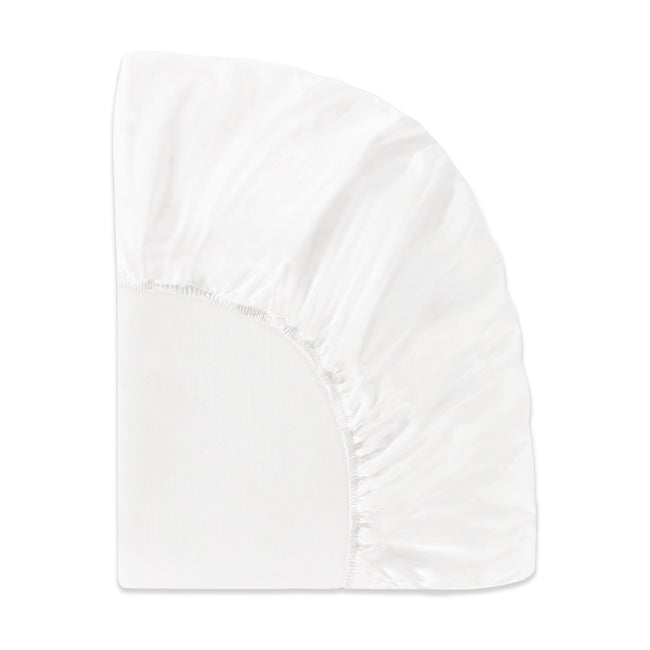 T32636BTW,Babyletto,Organic Brushed Cotton Mini Crib Sheet in Bright White