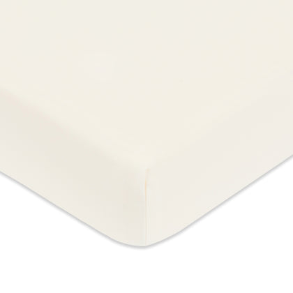T32636I,Babyletto,Organic Brushed Cotton Mini Crib Sheet in Ivory