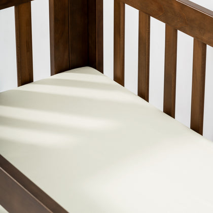 T32636I,Babyletto,Organic Brushed Cotton Mini Crib Sheet in Ivory