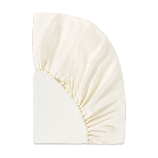 T32636I,Babyletto,Organic Brushed Cotton Mini Crib Sheet in Ivory