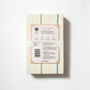 T33635ICS,Babyletto,Wonky Stripe Organic Brushed Cotton Crib Sheet in Ivory with Cool Multi-Color Stripes