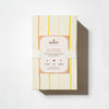T33635IWS,Babyletto,Wonky Stripe Organic Brushed Cotton Crib Sheet in Ivory with Warm Multi-Color Stripes