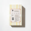 T33635IWS,Babyletto,Wonky Stripe Organic Brushed Cotton Crib Sheet in Ivory with Warm Multi-Color Stripes