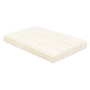 T33636IWS,Babyletto,Wonky Stripe Organic Brushed Cotton Mini CribSheet in Ivory with Warm Multi-Color Stripes