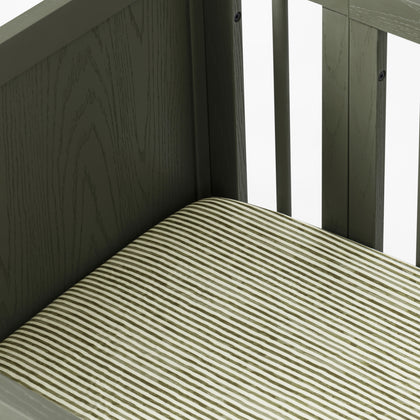 T34335JS,Babyletto,Nate Berkus x Babyletto Crib Sheet in Juniper Stripe