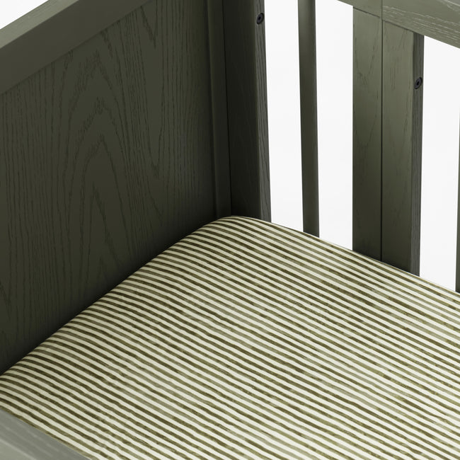 T34335JS,Babyletto,Nate Berkus x Babyletto Crib Sheet in Juniper Stripe