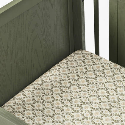 T34335JSR,Babyletto,Nate Berkus x Babyletto Crib Sheet in Juniper Star