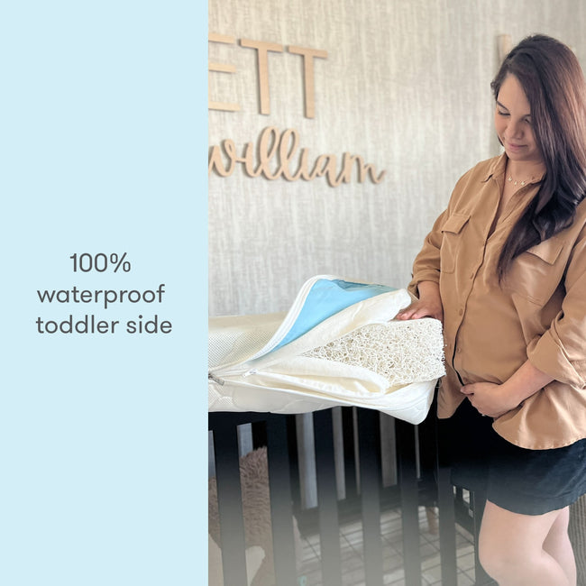 999-1001-WHT-ST, Newton Waterproof Crib Mattress | Final Sale