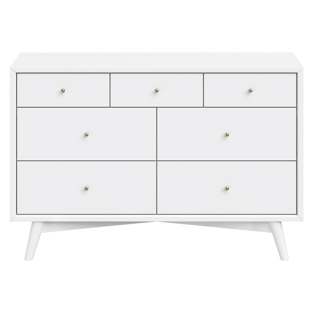 M15916W,Babyletto,Palma 7-Drawer Double Dresser Assembled in White