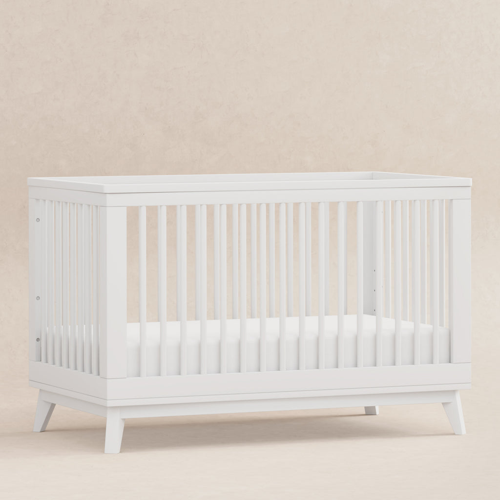 M5801W,Babyletto,Scoot 3-in-1 Convertible Crib w/Toddler Bed Conversion Kit in White