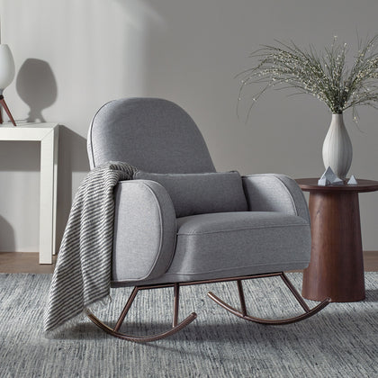 NW17087PGEW,Nursery Works,Compass Rocker in Performance Grey Eco-Weave