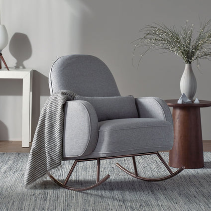 NW17087PGEW,Nursery Works,Compass Rocker in Performance Grey Eco-Weave