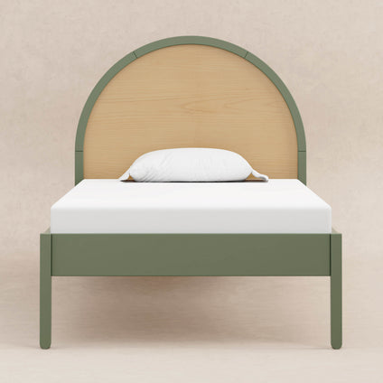 M30269OLSH,Babyletto Kids,Moab Twin Bed in Olive/Ash