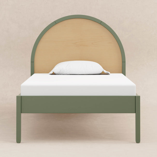 M30269OLSH,Babyletto Kids,Moab Twin Bed in Olive/Ash