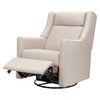 M11283PBEW,Babyletto,Kiwi Deluxe Power Glider Recliner w/Heat&Massage in Performance Beach Eco-Weave