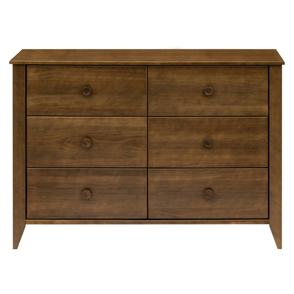 M10326NL,Babyletto,Sprout 6-Drawer Double Dresser in Natural Walnut