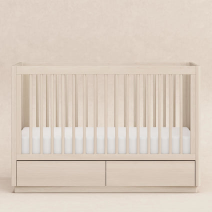 M21601NX,Babyletto,Bento 3-in-1 Convertible Storage Crib w/Toddler Bed Conversion Kit in Washed Natural