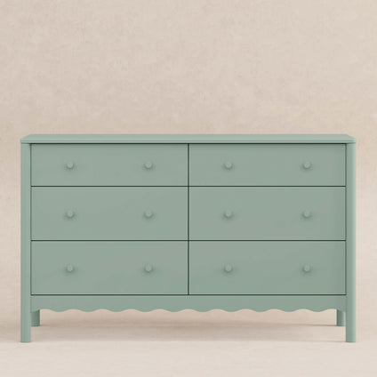 M27916LS,Babyletto,Swell 6-Drawer Assembled Dresser in Light Sage