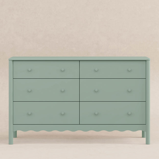 M27916LS,Babyletto,Swell 6-Drawer Assembled Dresser in Light Sage
