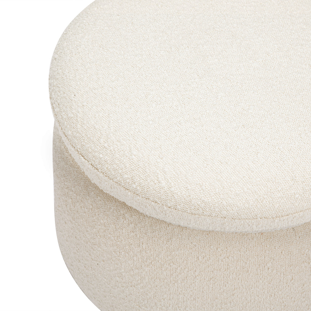 M22985WB,Babyletto,Enoki Storage Ottoman in Ivory Boucle