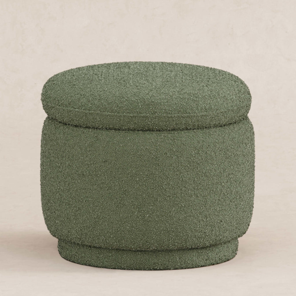 M22985OB,Babyletto,Enoki Storage Ottoman in Olive Boucle