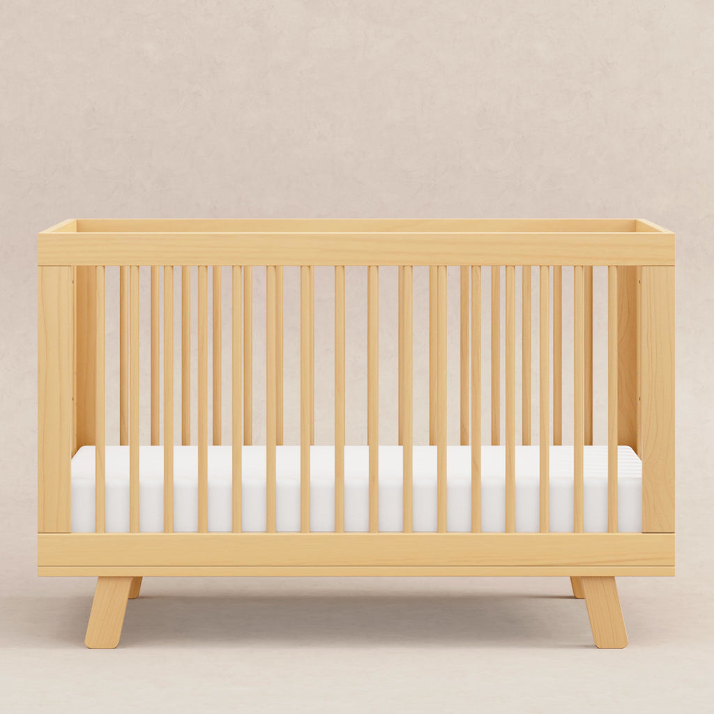 M4201N,Babyletto,Hudson 3-in-1 Convertible Crib w/Toddler Bed Conversion Kit in Natural Finish